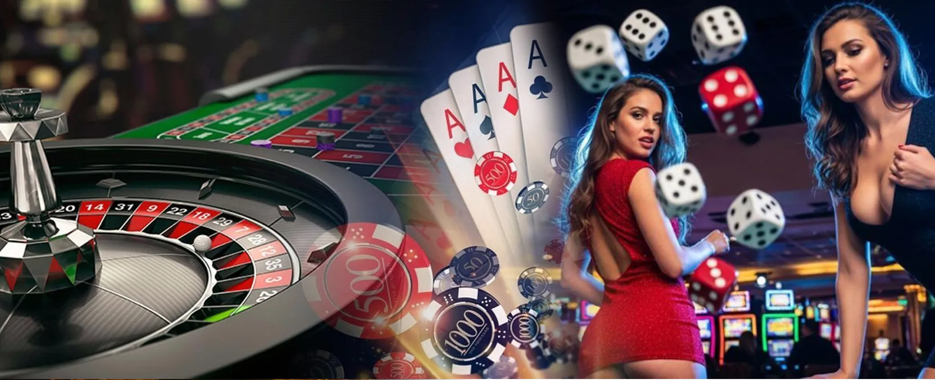 Luxury casino and hotel background in the Philippines